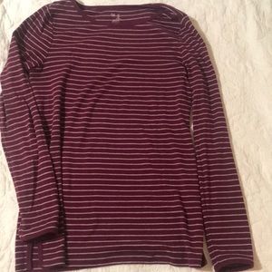 Gap striped long sleeve shirt